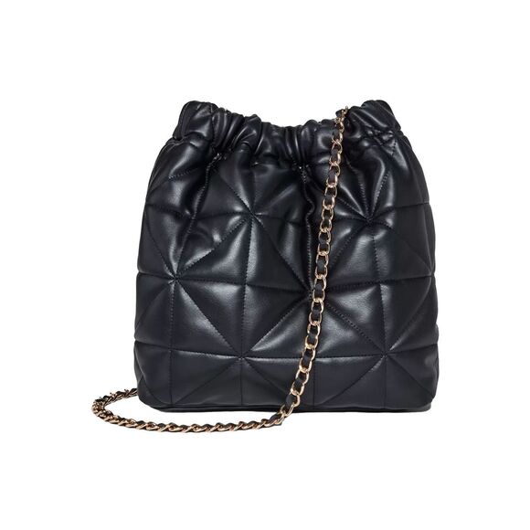 a new day Handbags - A New Day  Rouched Chain Crossbody Bag Gold Black - NWT TikTok Trending Purse